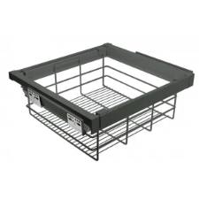 Cos de rufe din sarma ELITE, cu amortizare, 800 mm, gri antracit