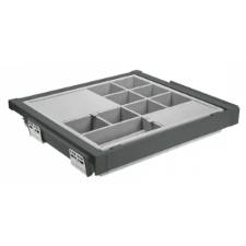 Sertar organizator ELITE, cu amortizare, 600 mm, gri antracit