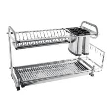 Scurgator de vase cu doua nivele si organizator, 670mm, inox