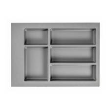 Organizator sertar PVC, 400 mm, antracit