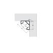 Profil de colt banda led 20x20 2.5m Hafele (3)