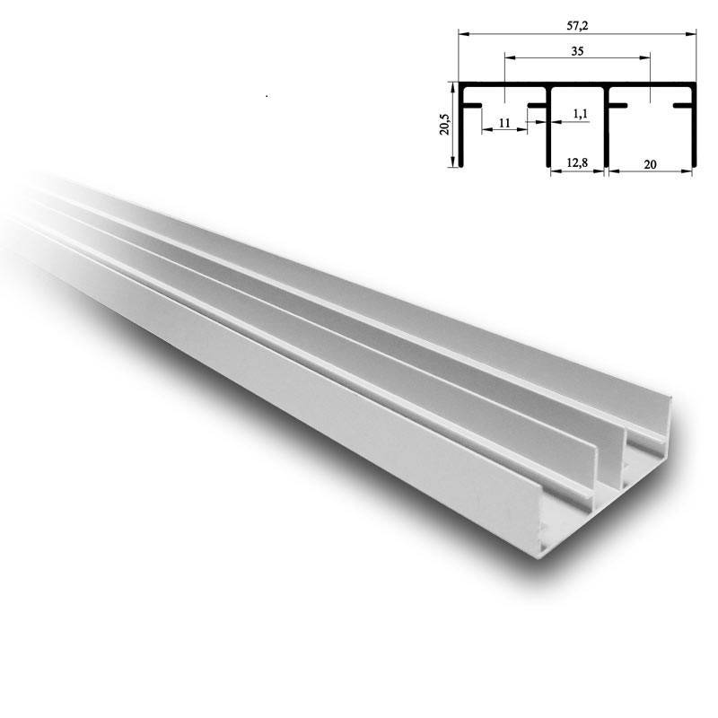Sina dressing superioada dubla aluminiu SKM 80 3m pentru casa si proiecte eficiente