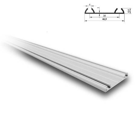 Sina dressing inferioara dubla aluminiu PKM 80 3m