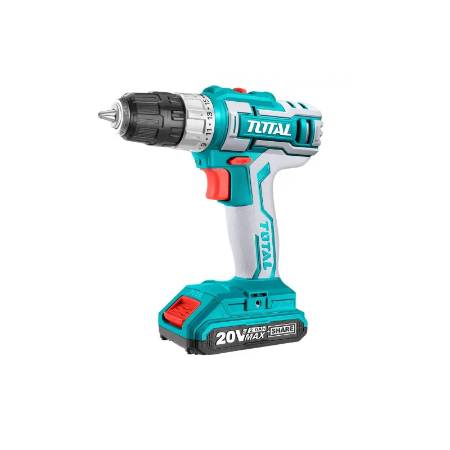 Masina de gaurit cu percutie si acumulator 20V-2.0Ah Li-Ion P20S (baterie inclusa) Total