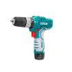 Masina de gaurit cu percutie si acumulator 12V-1.5Ah Li-Ion (baterie inclusa) Total