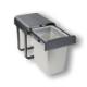 Cos gunoi pe glisiere 16L Hafele