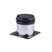 Picior metalic mobilier D50 H50 Crom