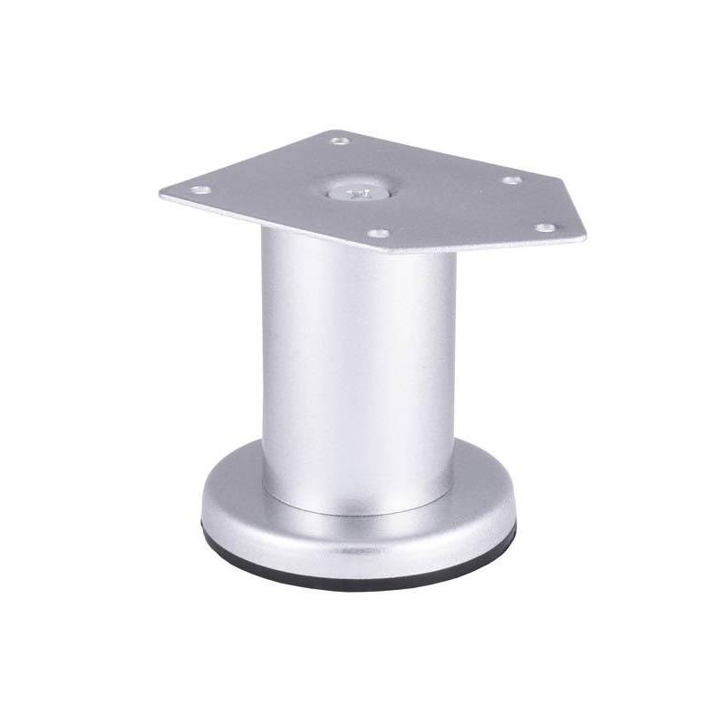 Picior metalic mobilier D42 H100 Aluminiu pentru casa si proiecte eficiente
