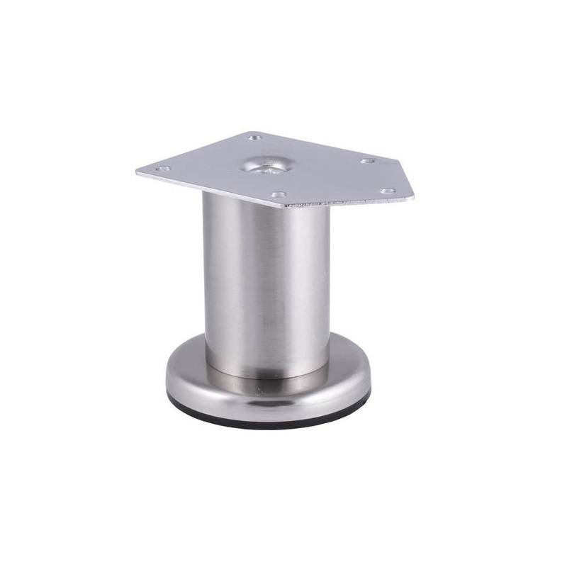 Picior metalic mobilier D42 H80 Inox pentru casa si proiecte eficiente
