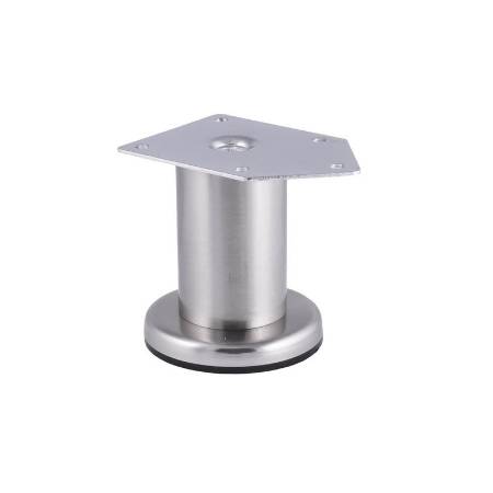 Picior metalic mobilier D42 H80 Inox
