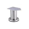 Picior metalic mobilier D42 H80 Inox