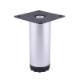 Picior metalic mobilier D38 H150 Aluminiu