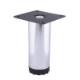 Picior metalic mobilier D38 H50 Crom