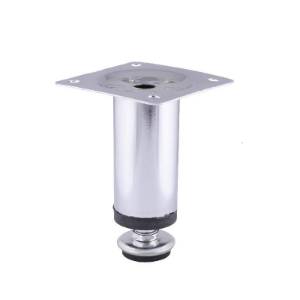 Picior metalic mobilier D30 H100 Crom
