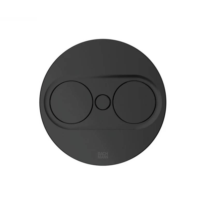 Hafele Priza TWIST 2 Negru mat rotunda cu capac rotativ dubla 230 V
