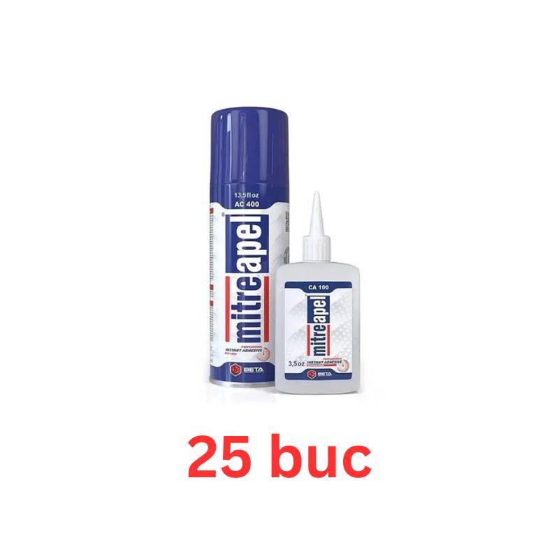 Adeziv bicomponent Mitreapel 400ml bax 25 buc pentru casa si proiecte eficiente