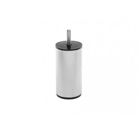 Picior metalic mobilier D50, H120, Crom