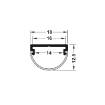 Profil LED pentru sertar 2.5m Hafele (2)
