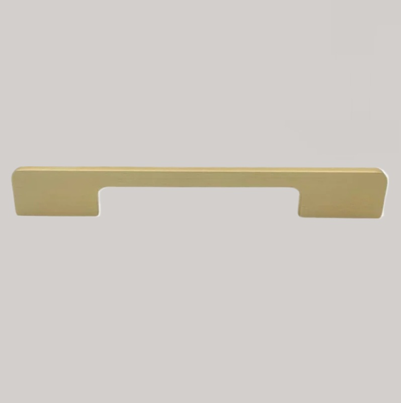 Maner Long, 160mm interaxa, finisaj auriu, zamac