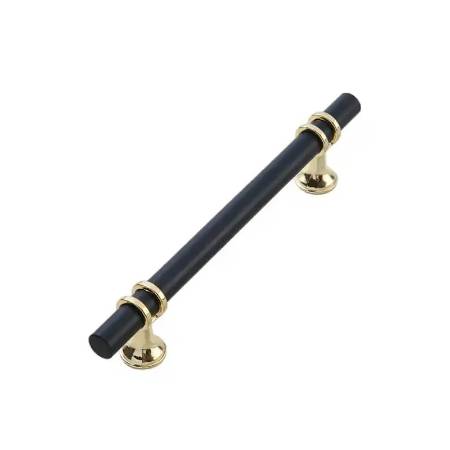 Maner ZA015 128 mm negru + auriu