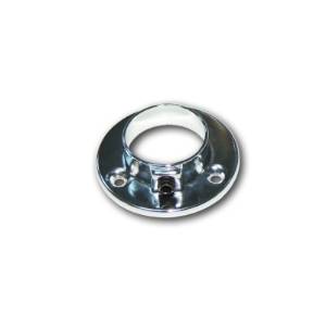 Suport pentru bara de haine rotunda, diametru 25mm, prindere surub, finisaj crom