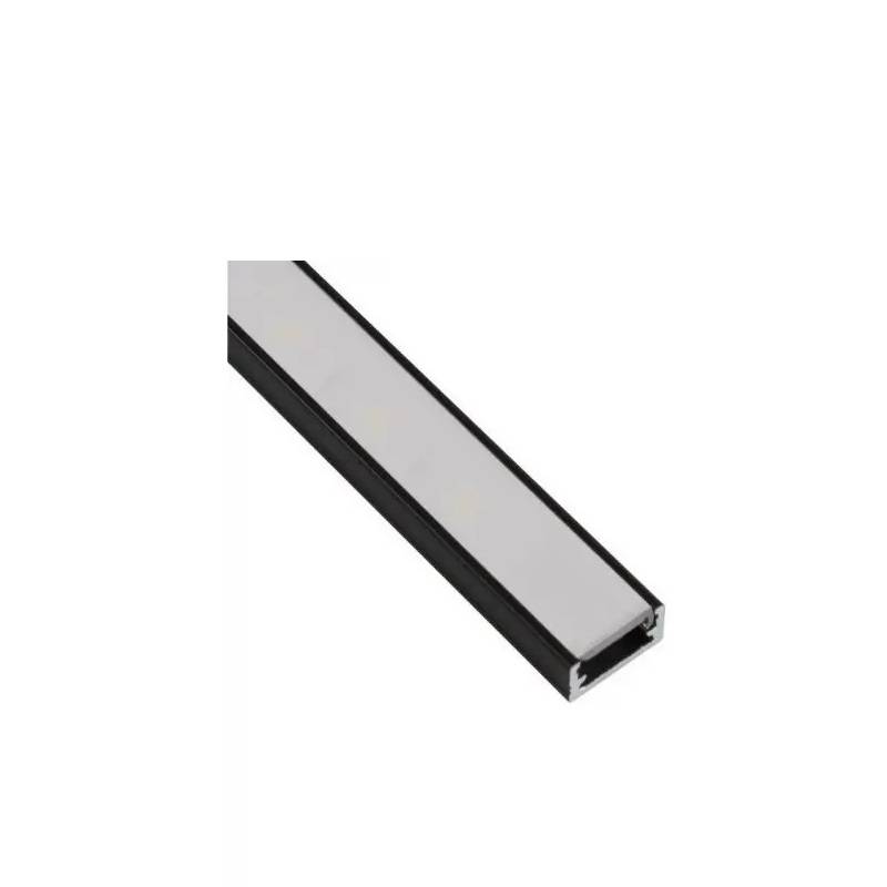 Profil banda LED, LINE MINI, difuzor opac, finisaj negru, 3 metri pentru casa si proiecte eficiente