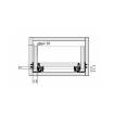 Glisiera sub sertar 500mm extractie partiala ECO 2
