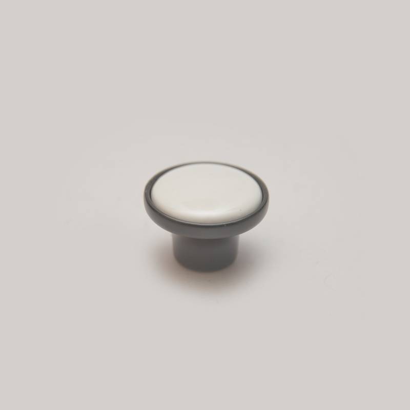BOX Buton mobilier CS8904 Negru-Ceramica Alb pentru casa si proiecte eficiente