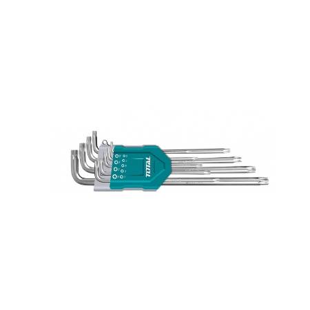 Set 9 chei imbus Torx - T10-T50 - Cr-V/ brat lung Total