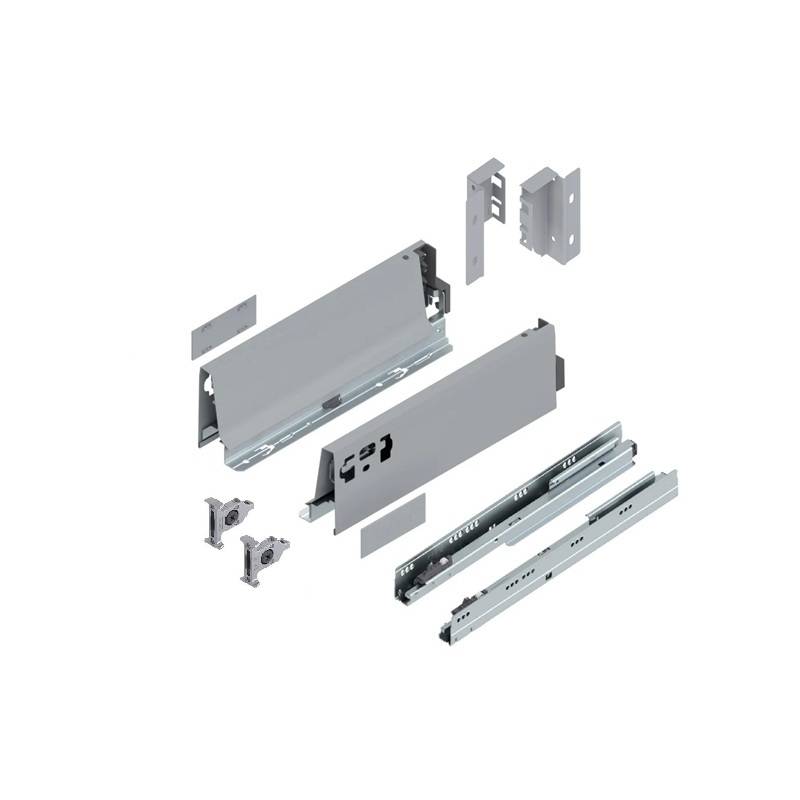 Tandembox Antaro Blum M 550mm H68mm Gri extractie totala si blumotion pentru casa si proiecte eficiente