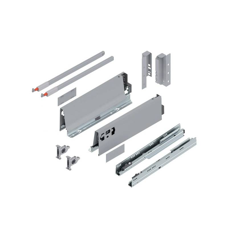 Tandembox Antaro Blum B 450mm H135mm Gri extractie totala si blumotion pentru casa si proiecte eficiente