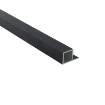 Profil rectangular aluminiu 20x20 cu buza negru 3m
