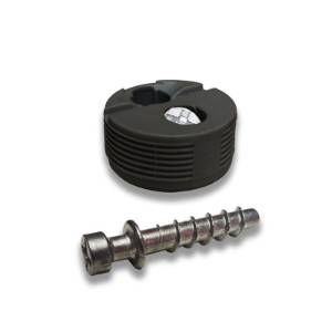 Demontabil Blum D25 negru set 100 buc