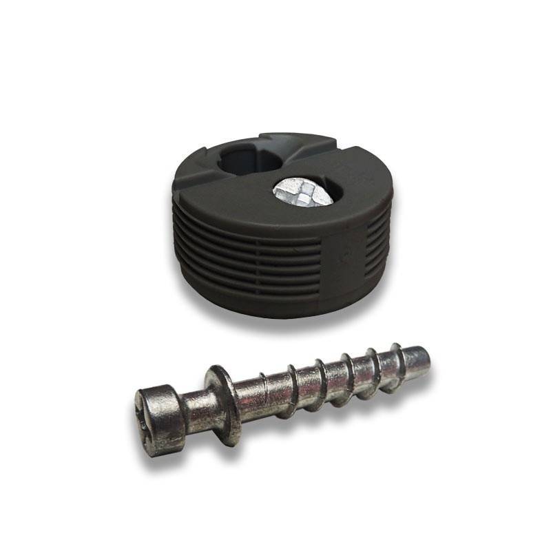 Demontabil Blum D25 negru set 100 buc