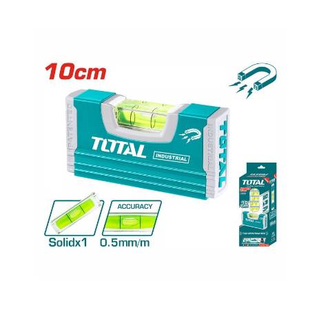 Nivela magnetica cu bula - 10cm - precizie 0.5mm Total