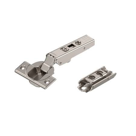 Balama clip top 110 grade, aplicata, placuta dreapta, Blum