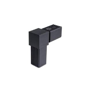 Conector imbinare L coltar 2 laturi PVC 20x20 negru