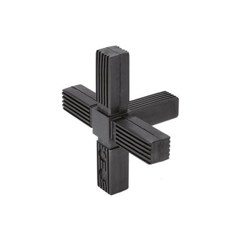Conector imbinare 5 laturi PVC 20x20 negru