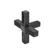 Conector imbinare 5 laturi PVC 20x20 negru