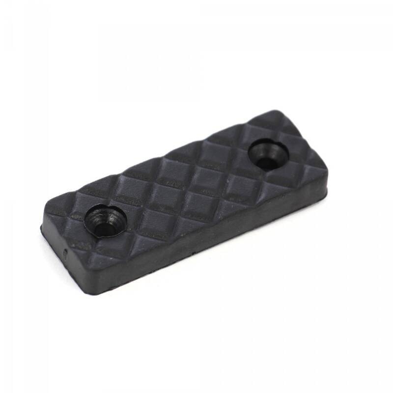 Alunecator dreptunghiular mobilier, plastic, negru, set 100 bucati