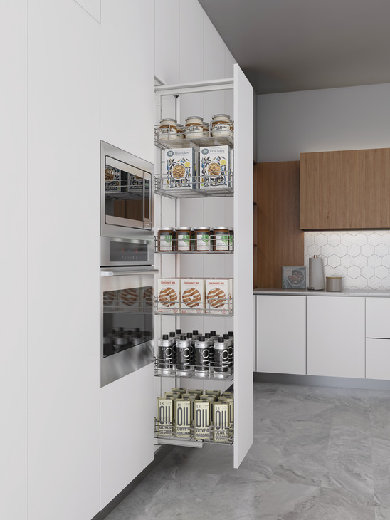 Coloana 6 cosuri, corp 300, amortizare, extractie totala, H 1959-2359, 80kg, Hafele 2