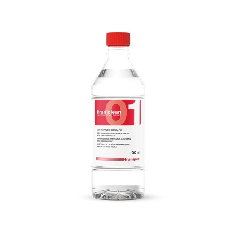 Solutie de curatat adeziv HRANICLEAN 01 , 1L pentru casa si proiecte eficiente