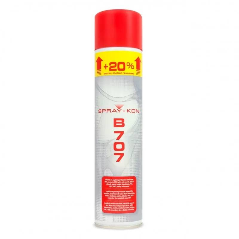 Spray adeziv B707 SPRAY-KON PAL/CANT 600ml pentru casa si proiecte eficiente