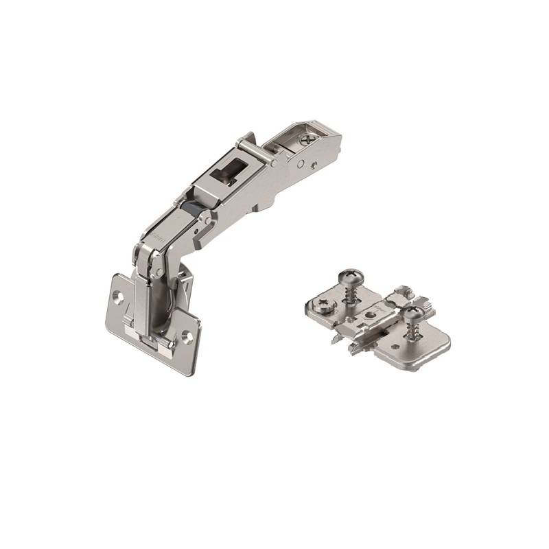 Balama clip-top 170 grade, aplicata, placuta in cruce Expando si 3D, Blum pentru casa si proiecte eficiente