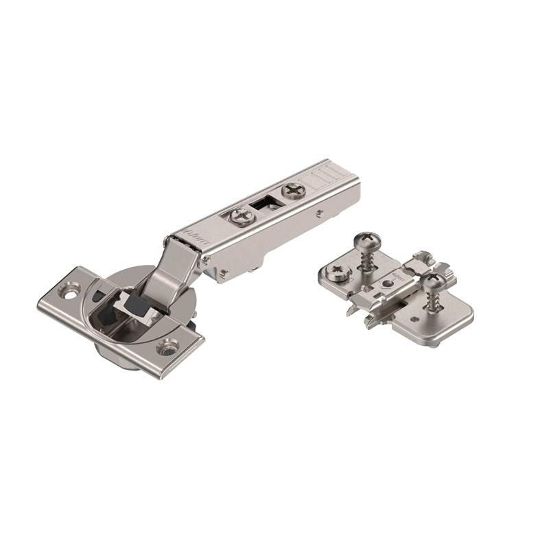 Balama clip-top 110 grade, aplicata, blumotion, reglaj 3D, placuta cu diblu Expando, Blum