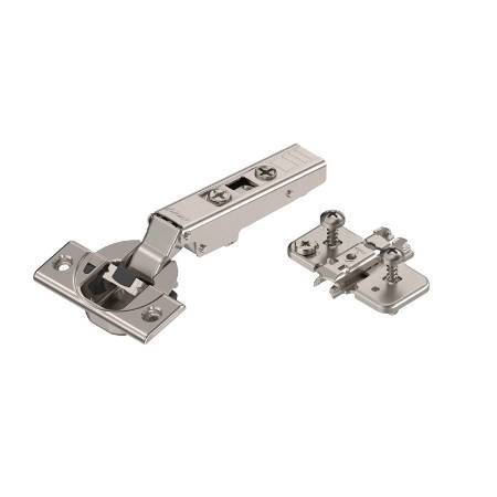 Balama clip-top 110 grade, aplicata, blumotion, reglaj 3D, placuta cu diblu Expando, Blum