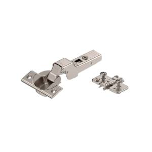 Balama clip-top 110 grade, semiaplicata, reglaj 3D, placuta cu diblu Expando, Blum