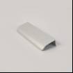 Maner mobilier 3996, 120 mm, 96 mm interaxa, metalic, finisaj aluminiu