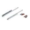 Glisiera TANDEM 450mm, extractie partiala, tip-on, cuplaje incluse, Blum