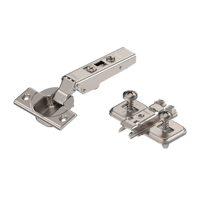 Balama clip-top 110 grade, aplicata, fara arc, placuta in cruce Expando, Blum pentru casa si proiecte eficiente